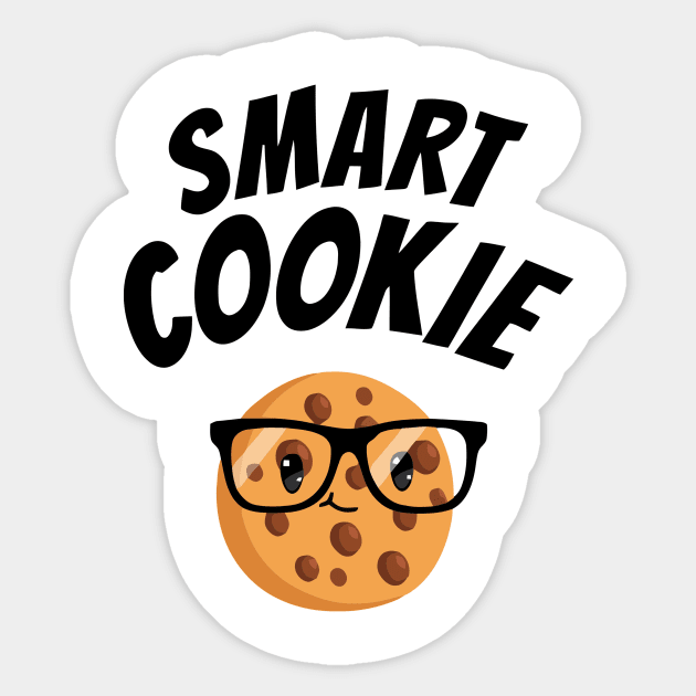Smart Cookie Sticker by Ramateeshop